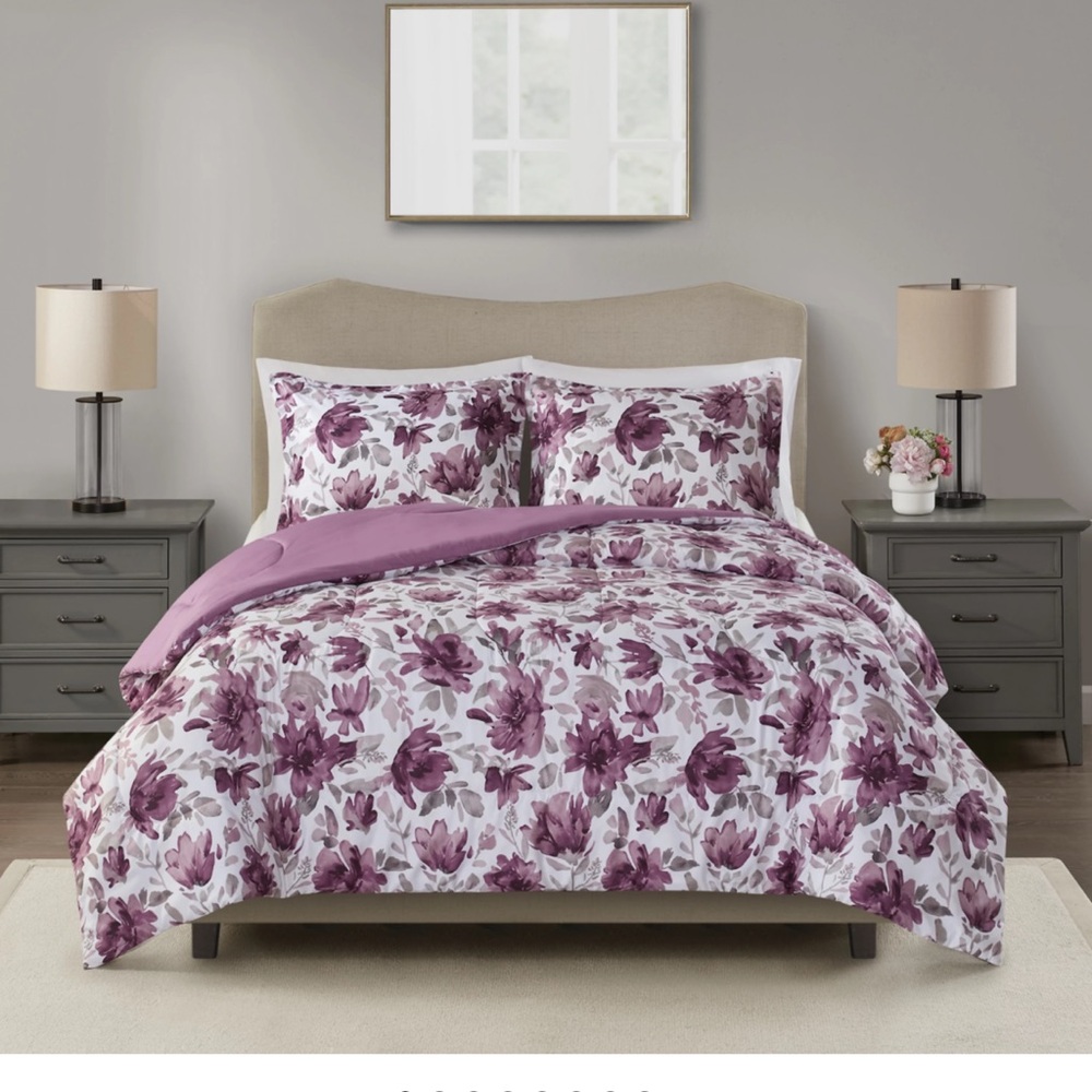 MADISON PARK TWIM COMFORTER SET